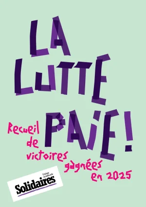 Couverture du recueil La lute paie ! Recueil de victoires gagnées en 2025